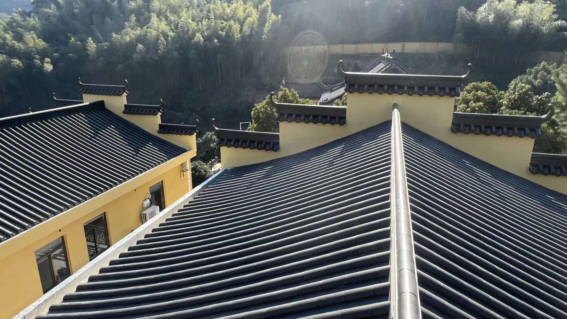 屋面仿古金属瓦 打造独特建筑风情