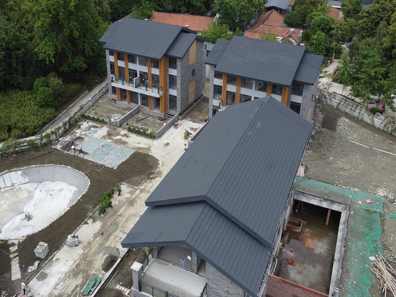 替代传统瓦片_四川彩石金属瓦厂家_防腐降噪使用寿命长